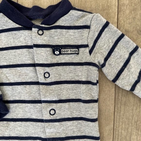 Carter’s baby boy footies 3 month sleep and play - Picture 4 of 5